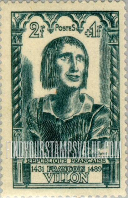 FindYourStampsValue: SEMI-POSTAL - François Villon