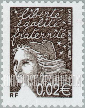 FindYourStampsValue: Marianne (With Euro Denominations)
