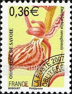 FindYourStampsValue: Orchids Type of 2002: Dactylorhiza savogiensis