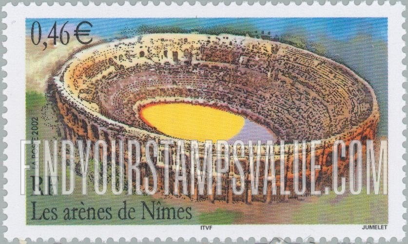 FindYourStampsValue: Nimes Amphitheater
