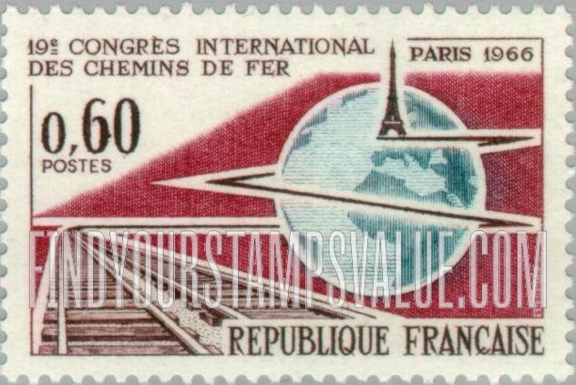 FindYourStampsValue: Tracks, Globe and Eiffel Tower