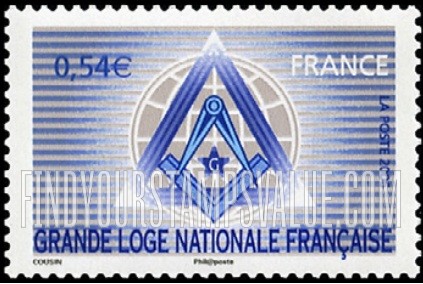 FindYourStampsValue: Grand Masonic Lodge of France