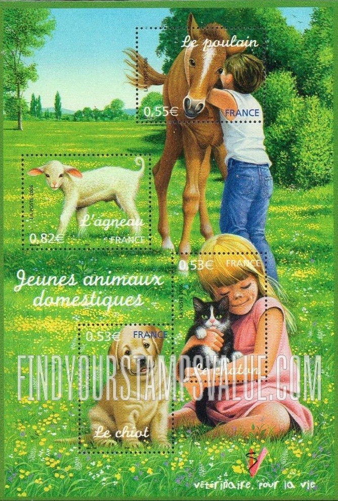 FindYourStampsValue: Young Animals