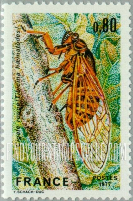 FindYourStampsValue: Red Cicada