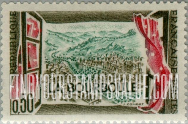 FindYourStampsValue: View of La Bourboule