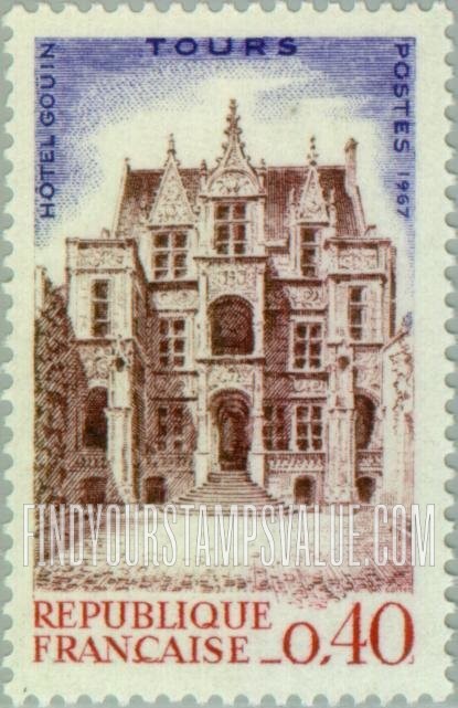 FindYourStampsValue: Goüin House, Tours