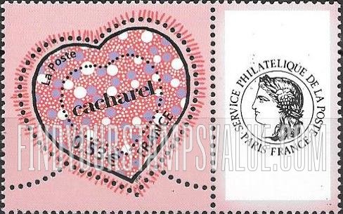 FindYourStampsValue: Hearts: Polka dots