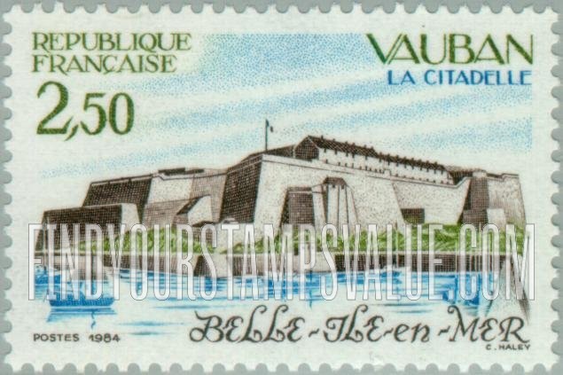 FindYourStampsValue: Vauban Citadel, Belle Ile-en-Mer