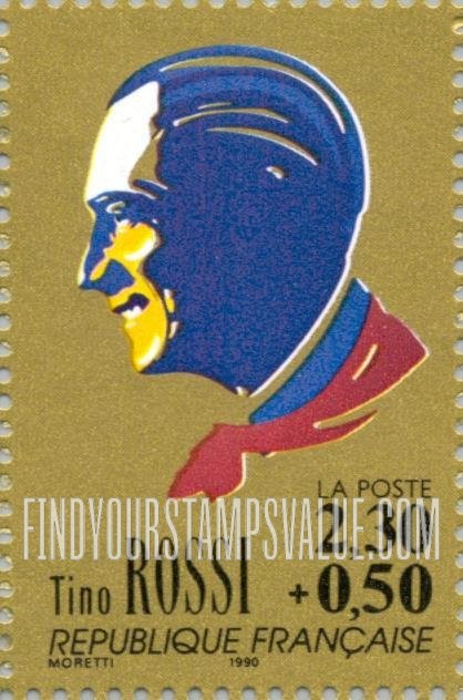 FindYourStampsValue: SEMI-POSTAL - Tino Rossi