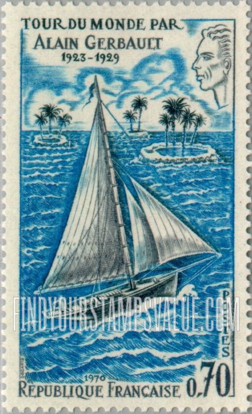 FindYourStampsValue: “Firecrest” and Alain Gerbault