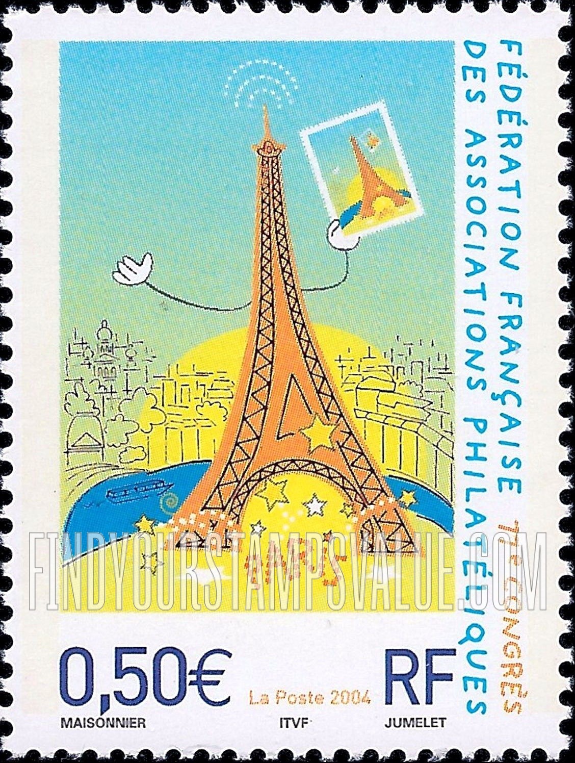 FindYourStampsValue: French Federation of Philatelic Associations 77th Congress, Paris