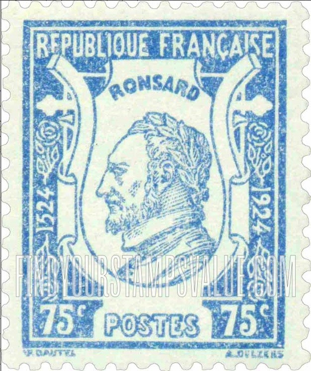 FindYourStampsValue: Pierre de Ronsard
