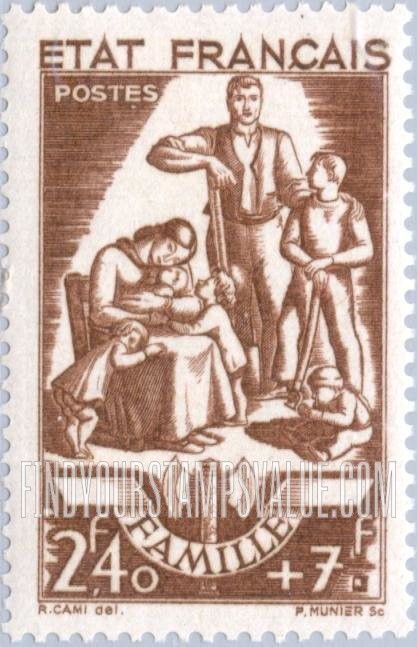 FindYourStampsValue: SEMI-POSTAL - “Family”