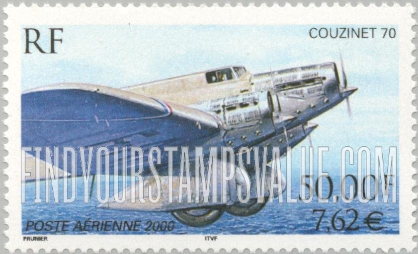 FindYourStampsValue: AIR POST - Couzinet 70