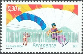 FindYourStampsValue: Extreme Sports: Paragliding