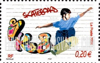 FindYourStampsValue: Extreme Sports: Skateboarding