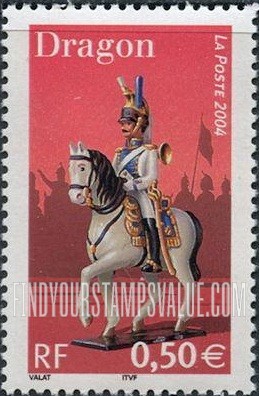 FindYourStampsValue: Napoleon I and the Imperial Guard: Dragoon