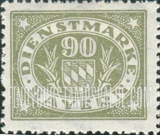 FindYourStampsValue: OFFICIAL - Schield and value in oval
