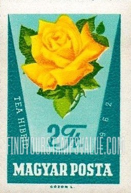 FindYourStampsValue: Tea Hibrid Rose
