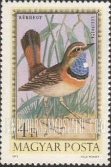 FindYourStampsValue: White-spotted blue throat