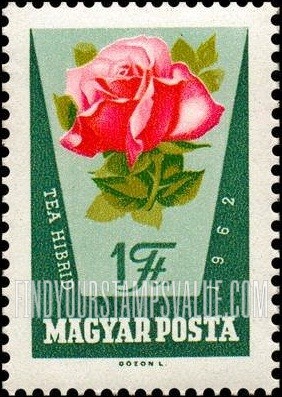 FindYourStampsValue: Tea Hibrid Rose