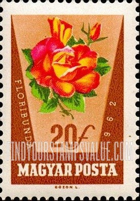 FindYourStampsValue: Floribunda Rose
