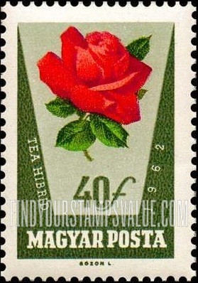 FindYourStampsValue: Tea Hibrid Rose