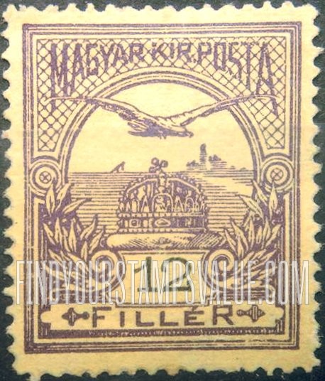 FindYourStampsValue: “Turul” and Crown of Saint Stephen
