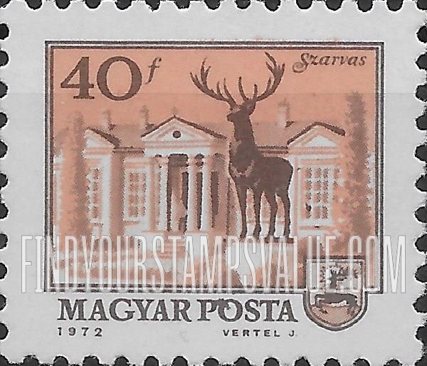 FindYourStampsValue: Main Square, Szarvas