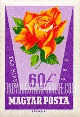FindYourStampsValue: Tea Hibrid Rose