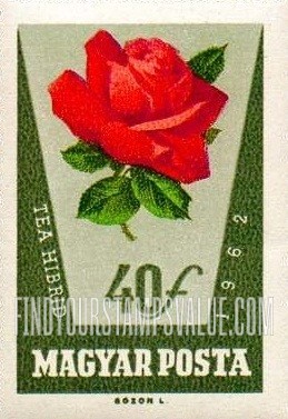 FindYourStampsValue: Tea Hibrid Rose