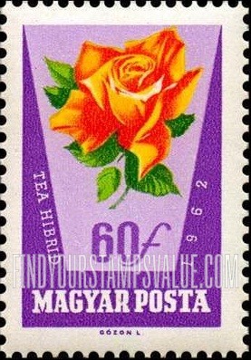 FindYourStampsValue: Tea Hibrid Rose
