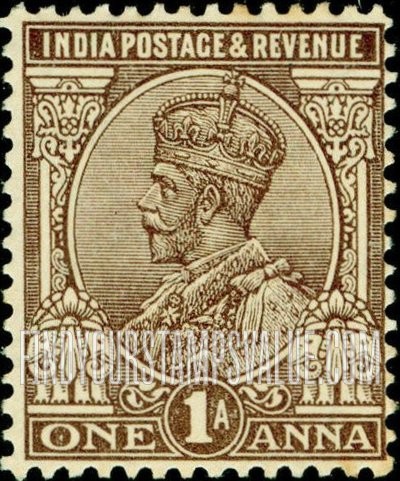 FindYourStampsValue: Empire: King George V - साम्राज्य: राजा जॉर्ज पंचम