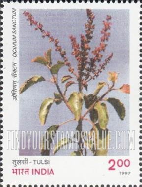 FindYourStampsValue: Republic of India: Tulsi - भारत गणराज्य: तुलसी