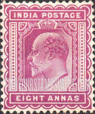 FindYourStampsValue: Empire: King Edward VII - साम्राज्य: राजा एडवर्ड सप्तम