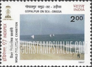 FindYourStampsValue: Republic of India: Gopalpur, Orissa - भारत गणराज्य: गोपालपुर, उड़ीसा