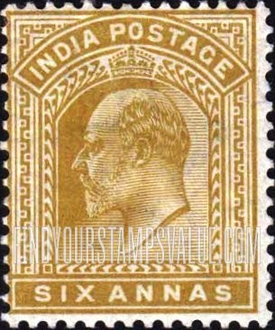 FindYourStampsValue: Empire: King Edward VII - साम्राज्य: राजा एडवर्ड सप्तम