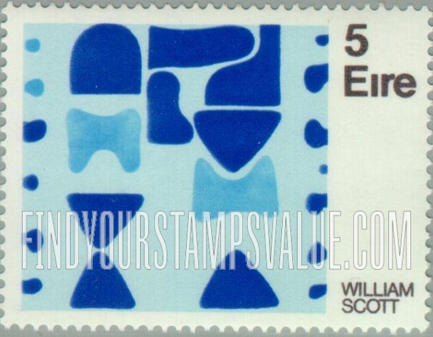 FindYourStampsValue: “Berlin Blues I,” by William Scott