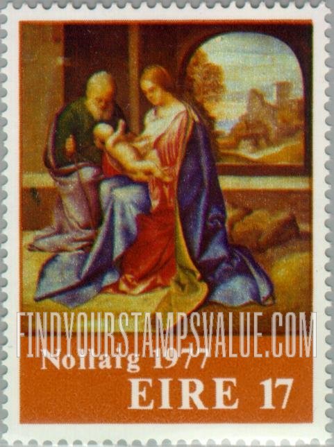 FindYourStampsValue: Holy Family, by Giorgione
