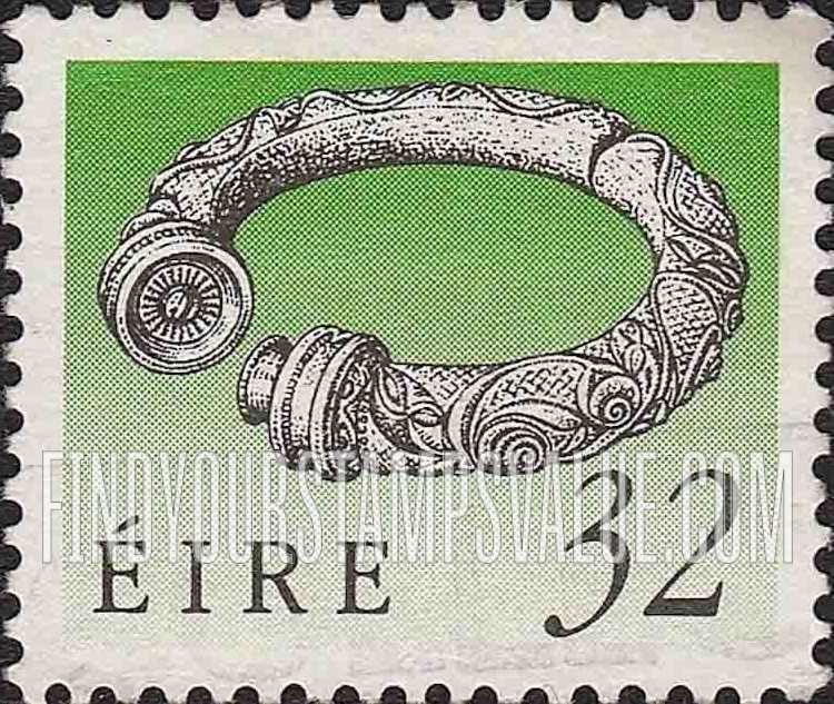 FindYourStampsValue: Art treasures of Ireland: Broighter Collar