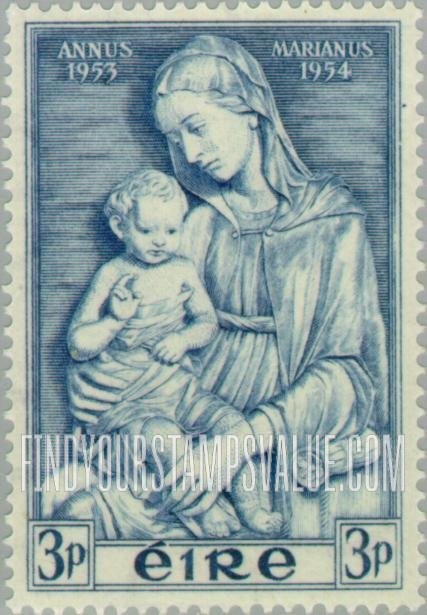 FindYourStampsValue: Madonna by della Robbia