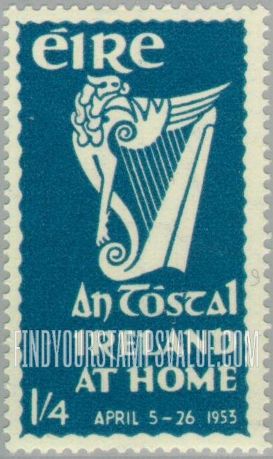 FindYourStampsValue: Irish Harp