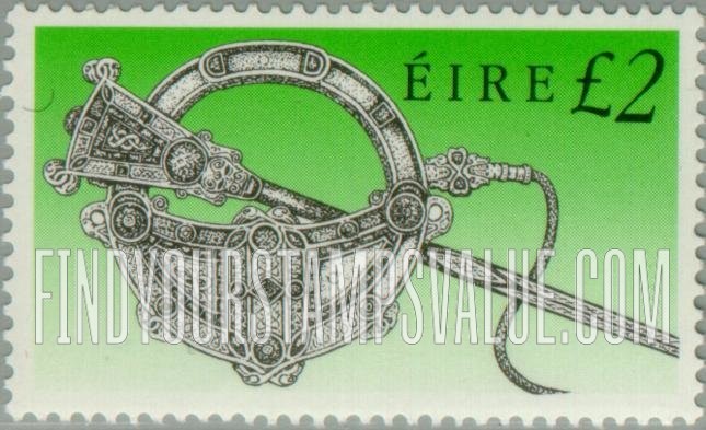 FindYourStampsValue: Art treasures of Ireland: Tara Brooch