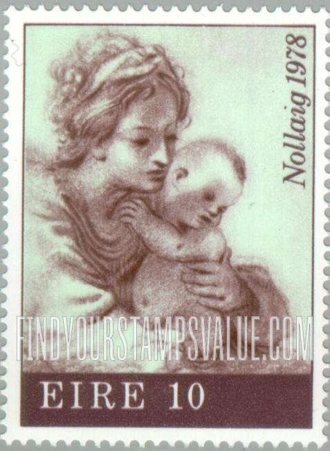 FindYourStampsValue: Virgin and Child, by Guercino