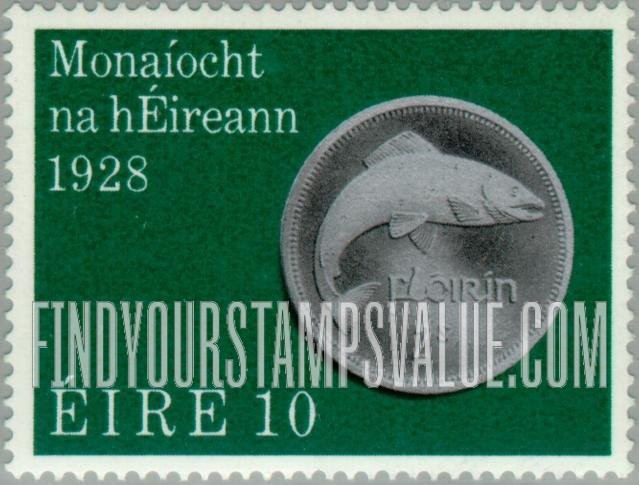 FindYourStampsValue: Salmon on florin