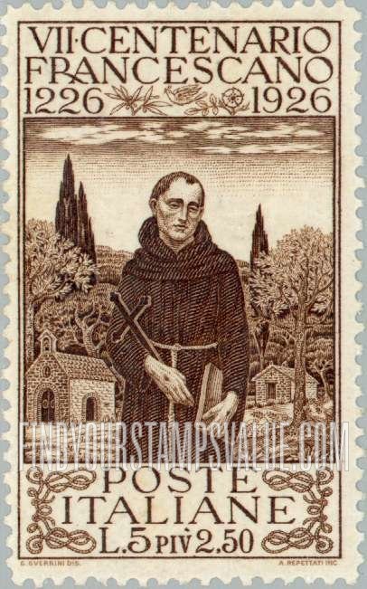 FindYourStampsValue: St. Francis