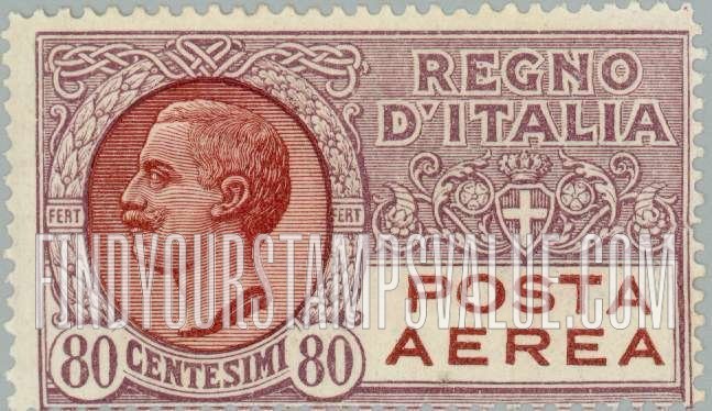 FindYourStampsValue: AIR POST - King Victor Emmanuel III