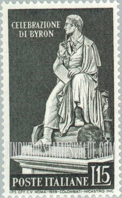 FindYourStampsValue: Statue of Lord Byron