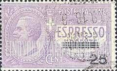 FindYourStampsValue: SPECIAL DELIVERY - King Victor Emmanuel III