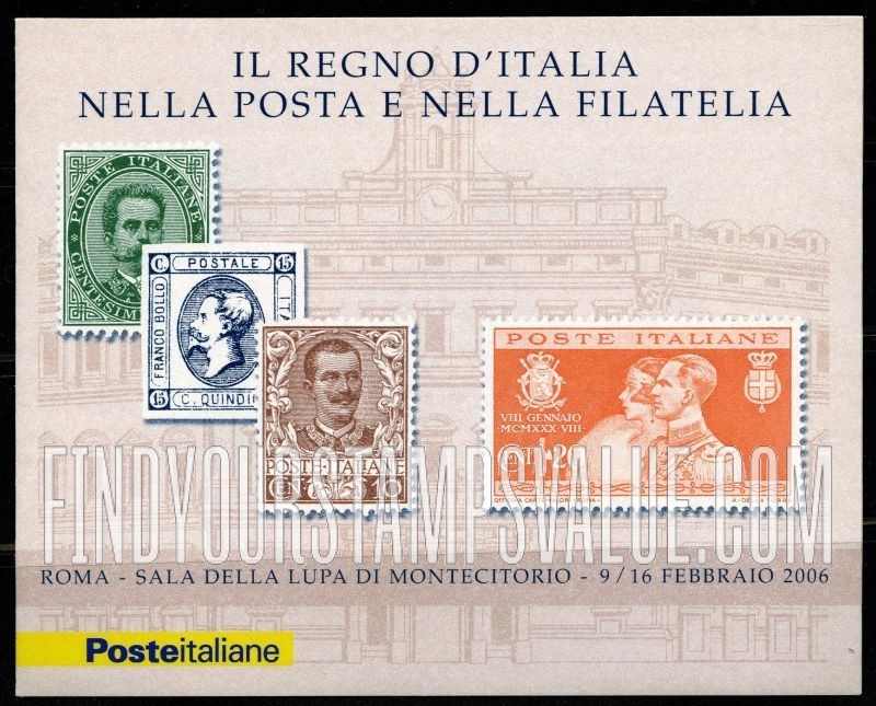 FindYourStampsValue: Kingdom of Italy Stamp Show, Rome